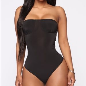 Fashion Nova Tracey Strapless Bodysuit